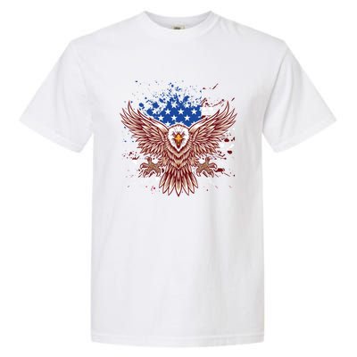 Eagle American Flag Eagle Patriotic Gift Garment-Dyed Heavyweight T-Shirt