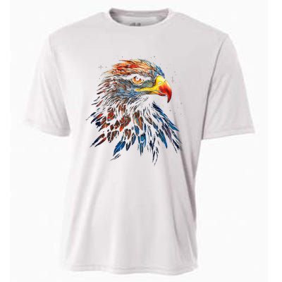 Eagle Art Fantasy Animal Colorful Graphic Bird Eagle Cooling Performance Crew T-Shirt