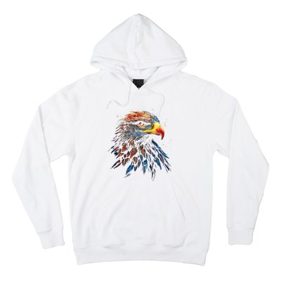 Eagle Art Fantasy Animal Colorful Graphic Bird Eagle Hoodie