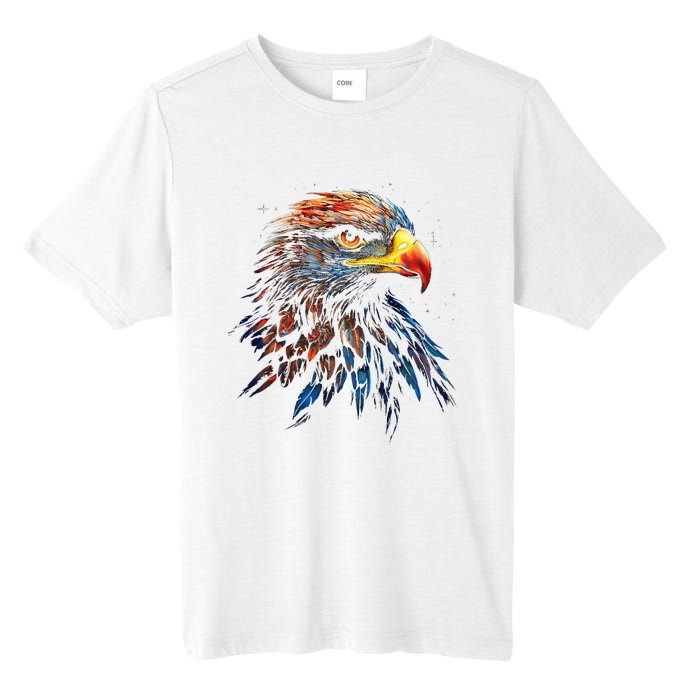 Eagle Art Fantasy Animal Colorful Graphic Bird Eagle Tall Fusion ChromaSoft Performance T-Shirt