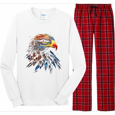 Eagle Art Fantasy Animal Colorful Graphic Bird Eagle Long Sleeve Pajama Set