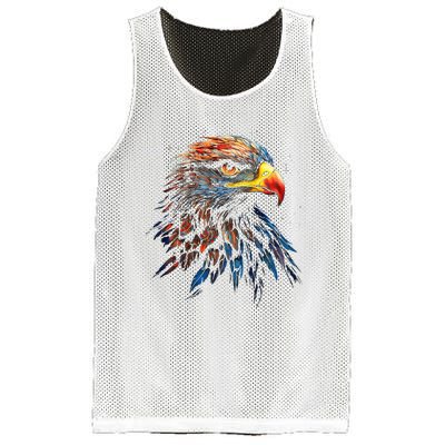 Eagle Art Fantasy Animal Colorful Graphic Bird Eagle Mesh Reversible Basketball Jersey Tank