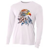 Eagle Art Fantasy Animal Colorful Graphic Bird Eagle Cooling Performance Long Sleeve Crew