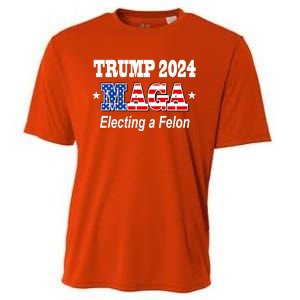 Electing A Felon Trump 2024 Cooling Performance Crew T-Shirt