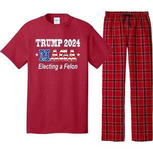 Electing A Felon Trump 2024 Pajama Set