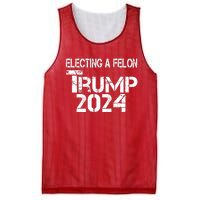 Electing A Felon Trump 2024 Mesh Reversible Basketball Jersey Tank