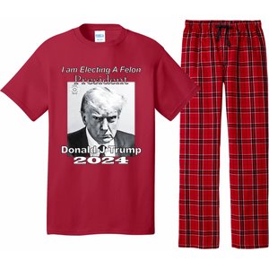 Electing A Felon President Donald J Trump Pajama Set