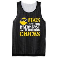 Eggs are for breakfast i´m hunting chicks, Easter Mesh Reversible Basketball Jersey Tank