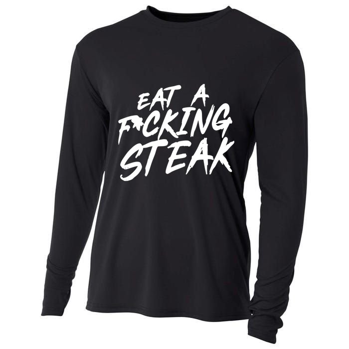 Eat A Fucking Steak Cooling Performance Long Sleeve Crew