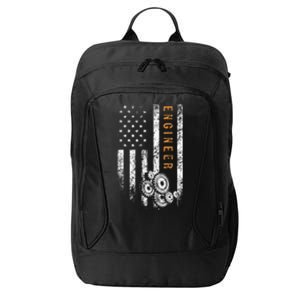 Engineer American Flag Design Engineering City Backpack