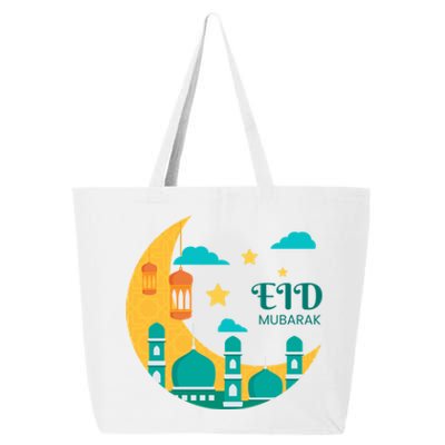 Eid Alfunny Giftfitr Muslim Islam Ramadan Eid Mubarak Gift 25L Jumbo Tote