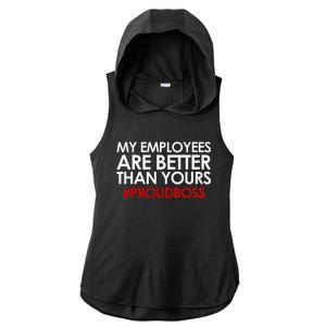 Employee Appreciation Gifts Funny Boss Gift Ladies PosiCharge Tri-Blend Wicking Draft Hoodie Tank