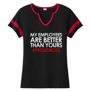 Employee Appreciation Gifts Funny Boss Gift Ladies Halftime Notch Neck Tee