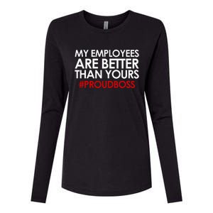 Employee Appreciation Gifts Funny Boss Gift Womens Cotton Relaxed Long Sleeve T-Shirt