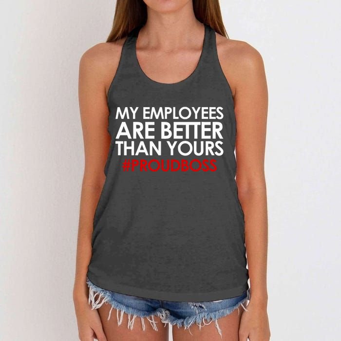 Employee Appreciation Gifts Funny Boss Gift Women's Knotted Racerback Tank