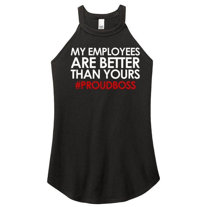 Employee Appreciation Gifts Funny Boss Gift Women's Perfect Tri Rocker Tank