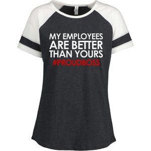 Employee Appreciation Gifts Funny Boss Gift Enza Ladies Jersey Colorblock Tee