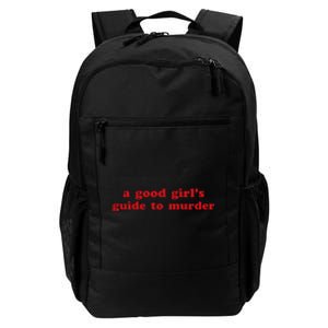 Emlovespip A Good Guide To Murder Daily Commute Backpack