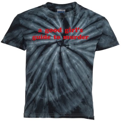 Emlovespip A Good Guide To Murder Kids Tie-Dye T-Shirt