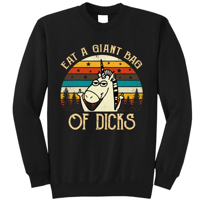 Eat A Giant Bag Of Dicks Unicorn Sweatshirt