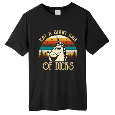 Eat A Giant Bag Of Dicks Unicorn Tall Fusion ChromaSoft Performance T-Shirt