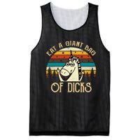 Eat A Giant Bag Of Dicks Unicorn Mesh Reversible Basketball Jersey Tank