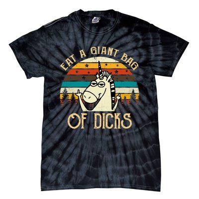 Eat A Giant Bag Of Dicks Unicorn Tie-Dye T-Shirt