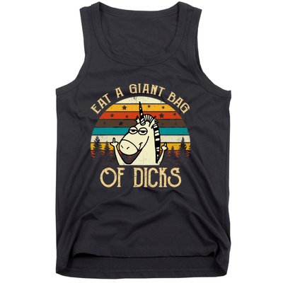 Eat A Giant Bag Of Dicks Unicorn Tank Top