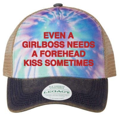 Even A Girlboss Needs A Kiss Sometimes Legacy Tie Dye Trucker Hat