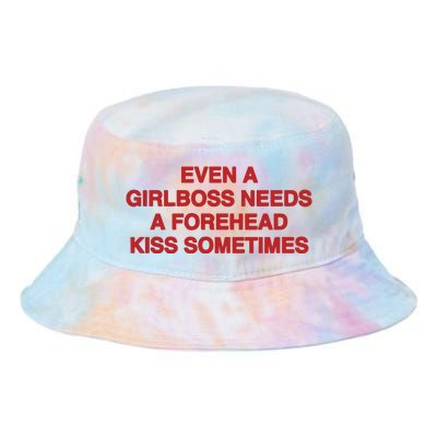 Even A Girlboss Needs A Kiss Sometimes Tie Dye Newport Bucket Hat