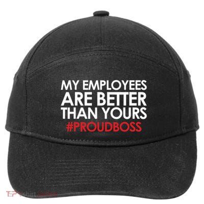 Employee Appreciation Gifts Funny Boss Gift 7-Panel Snapback Hat