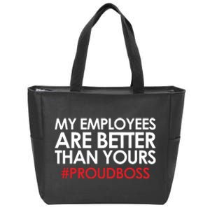 Employee Appreciation Gifts Funny Boss Gift Zip Tote Bag