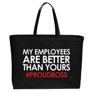 Employee Appreciation Gifts Funny Boss Gift Cotton Canvas Jumbo Tote