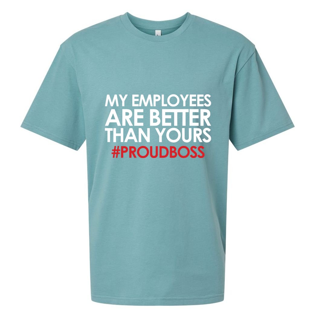 Employee Appreciation Gifts Funny Boss Gift Sueded Cloud Jersey T-Shirt