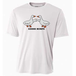 Embroidered Animal Goose Bumps Cooling Performance Crew T-Shirt