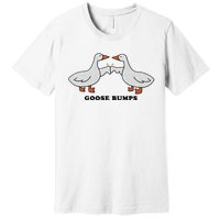 Embroidered Animal Goose Bumps Premium T-Shirt