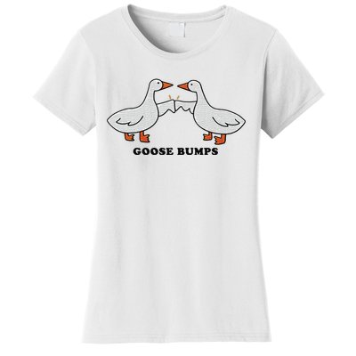 Embroidered Animal Goose Bumps Women's T-Shirt