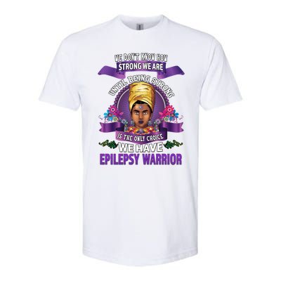 Epilepsy Awareness Gift Black Unbreakable Warrior Cool Gift Softstyle® CVC T-Shirt