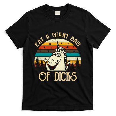 Eat A Giant Bag Of Dicks Unicorn T-Shirt