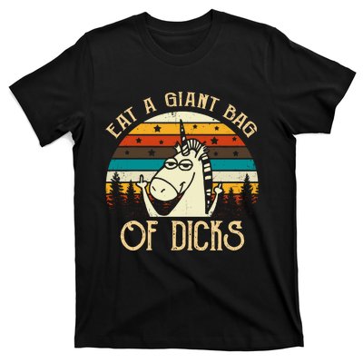 Eat A Giant Bag Of Dicks Unicorn T-Shirt