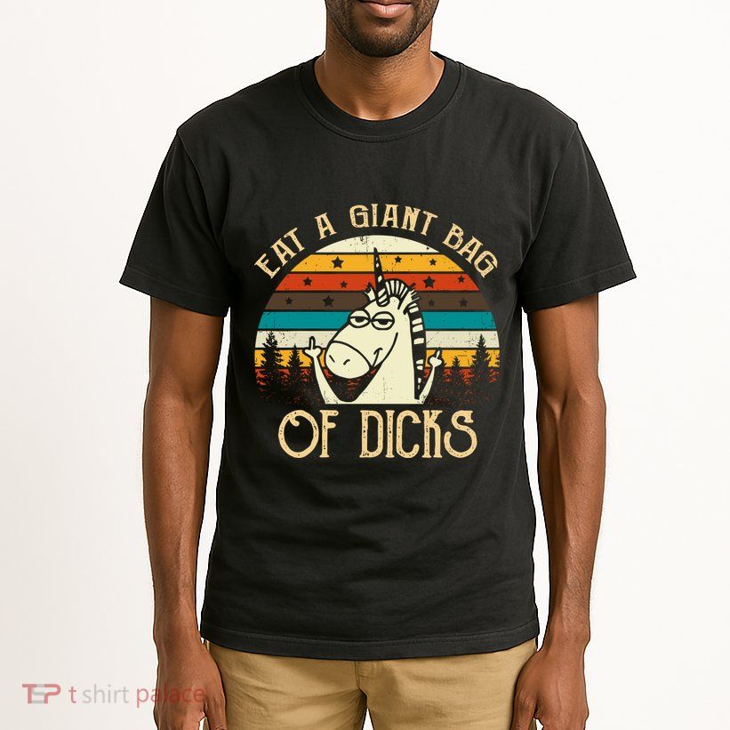 Eat A Giant Bag Of Dicks Unicorn Tall T-Shirt