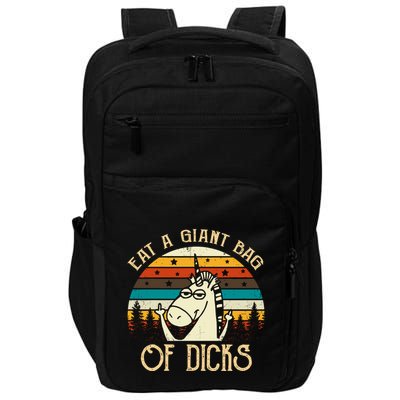 Eat A Giant Bag Of Dicks Unicorn Impact Tech Backpack