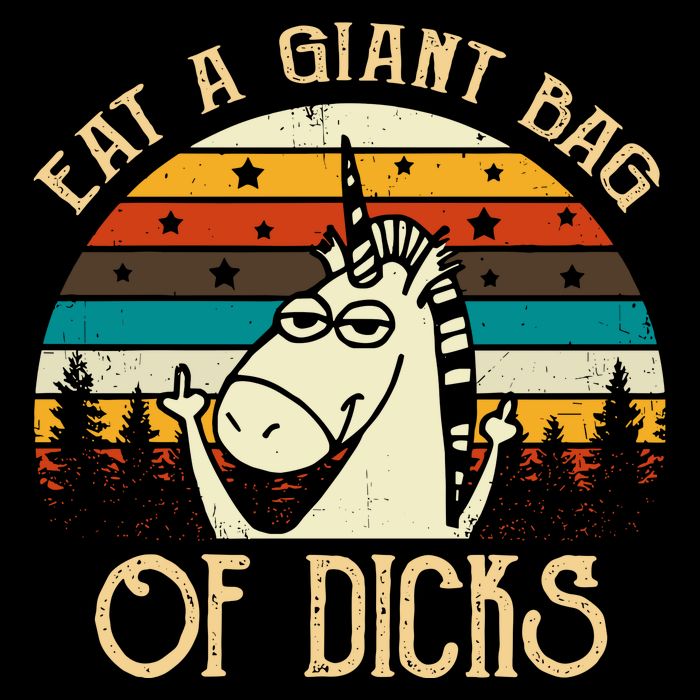 Eat A Giant Bag Of Dicks Unicorn Impact Tech Backpack