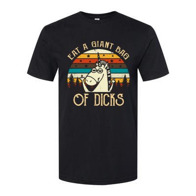 Eat A Giant Bag Of Dicks Unicorn Softstyle® CVC T-Shirt