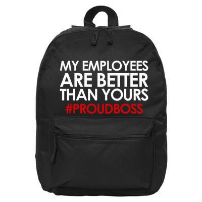 Employee Appreciation Gifts Funny Boss Gift 16 in Basic Backpack