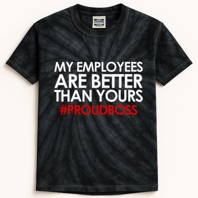 Employee Appreciation Gifts Funny Boss Gift Kids Tie-Dye T-Shirt