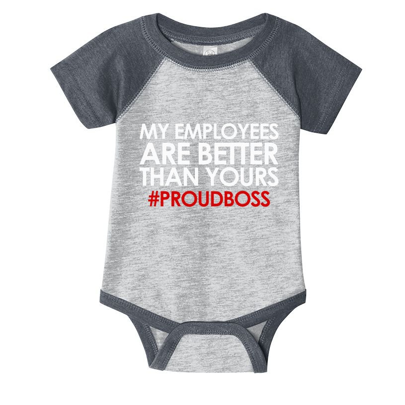 Employee Appreciation Gifts Funny Boss Gift Infant Baby Jersey Bodysuit