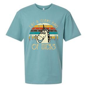 Eat A Giant Bag Of Dicks Unicorn Sueded Cloud Jersey T-Shirt