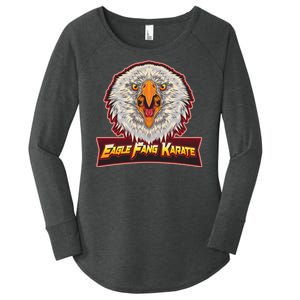 Eagle Fang Karate Fan Women's Perfect Tri Tunic Long Sleeve Shirt