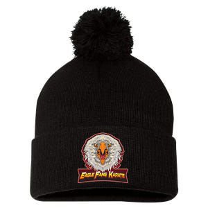 Eagle Fang Karate Fan Pom Pom 12in Knit Beanie